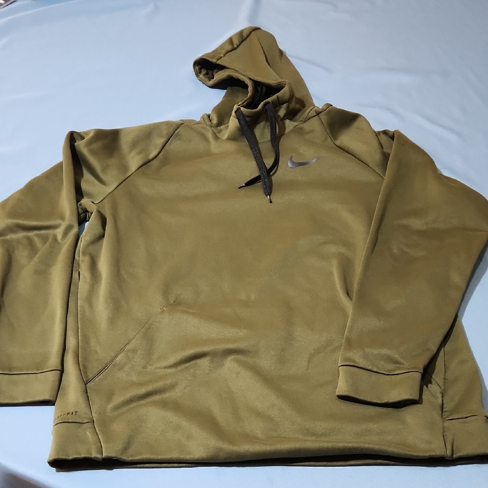 Nike Green Men's Pullover Hoodie